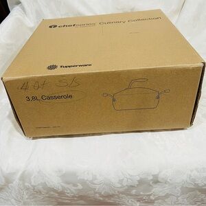 Tupperware Chef Series 4 qt Casserole, Stainless Steel